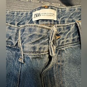 Zara cargo wide leg jeans